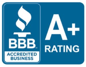 BBB Acredited Business and A+ Rating